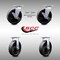 Service Caster 8 Inch SS Glass Filled Nylon Caster Set with 2 Brakes/Swivel Lock 2 Rigid SCC SCC-SS30S820-GFNB-TLB-BSL-2-R-2 - alternate 1